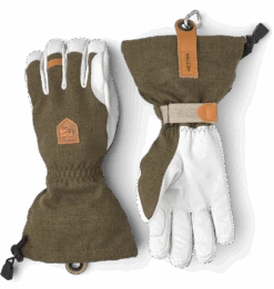 Hestra Army Leather Patrol Gauntlet 5-finger
