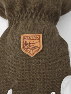 Hestra Army Leather Patrol Gauntlet 5-finger -Soft Hand Gloves Store 489 8a587c3d61 30670 870 5 original